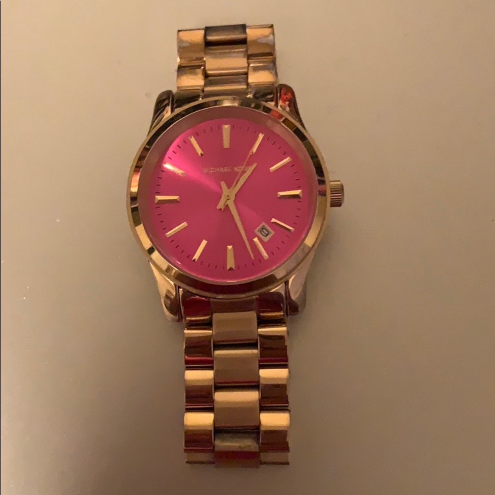 Pink and Gold Michael Kors Watch